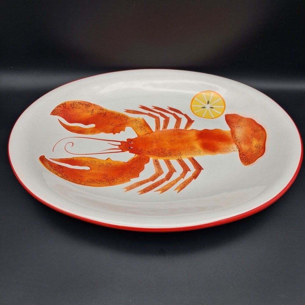 Crate & Barrel Bar Harbor Lobster 16" Platter